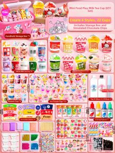 Creative DIY Mini Milk Tea Cup Kit