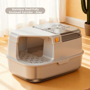 HELLOLEIBOO | Odor-proof Anti-splash Cat Litter Box Extra-large