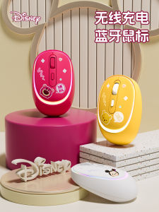 Disney Wireless Bluetooth Mouse for Apple MacBook Notebook Computer Office Charging Silent Mouse Optical Resolution 10000dpi