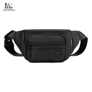 LouisWill Men’s Chest Bag Waist Bag Crossbody Bags Messenger Bag Fashion Sports Bag School Bag Large Capacity Shoulder Bag Mens Bags College Style Outdoor Sports Bags For Men