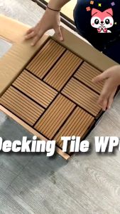 Marvel Decking Tiles WPC Marvel Lantai Outdoor Teras Taman Kolam Renang (Harga per Pcs)