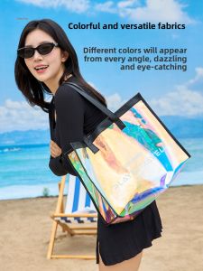 MIRUIDUO | Waterproof Colorful Fitness Swimming Gear Storage Bag with Transparent and Water-Dry Separation
