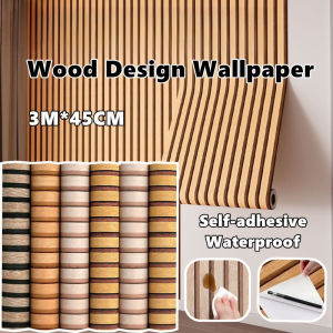 3M Wood Grain Wall Decal Adhesive Wallpaper Waterproof Wall Sticker for Home Decoration