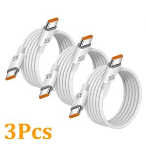1/3Pcs 10A 120W Super Fast Charging Cable Type C To C Cable Highspeed Data Transfer For iPhone Samsung Xiaomi 17 Charge Cable