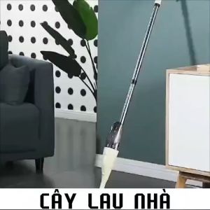Cây lau nhà phun sương thông minh Aurora bản xoay 360 độChổi lau nhà tự vắt lau khô và ướt tiện lợi tiết kiệm