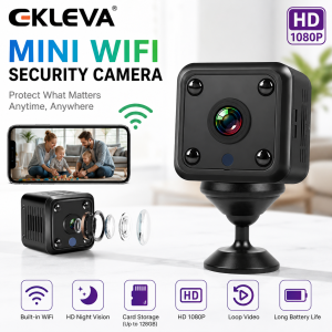 Ekleva X6 Camera IP Mini Camera thể thao Wifi HD 1080p không dây an ninh giám sát được xây dựng trong pin nhìn trong đêm nhà thông minh vi cam