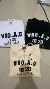 Hoodie Zipper Sleting WHO AU Pria Wanita Ready Banyak variasi Warna Sweater Best seller bisa COD