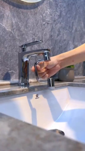 cucut kepala saringan bisa putar 1080 kran air wastafel cuci tangan chrome hitam black aerator universal