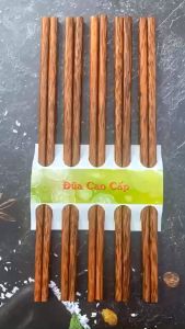 Set 10 đôi đũa gỗ dừa CAO CẤP LOẠI 1 chất lượng - hàng tận xưởng giá sỉ