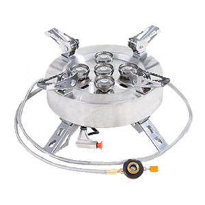 Portable Windproof 5 Burner Outdoor Gas Stove