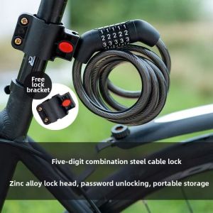 DIJIE | Portable 5-digit Combination Bike Lock