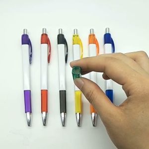 FR-A94 Pulpen Plastik 1MM Pen Promosi Segi Empat / Pena Cetekan Pulpen Alat Tulis Kantor Souvenir