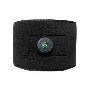 【HOSPORT Camping Mall】เข็มขัดกระตุ้นกล้ามเนื้อหน้าท้องด้วยเทคโนโลยี EMS ปรับได้ เหมาะสำหรับการออกกำลังกายสร้างกล้ามเนื้อหน้าท้องที่บ้านและในยิม