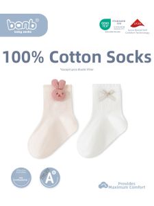 Banb | Cotton Breathable Infant Socks for Girls