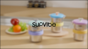 SUPVIBE 304 Stainless Steel Insulated Lunch Box Portable With Microwave Heating  Adult Student Insulated Meal Box