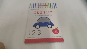 Little Genius 123 Fun Educational Book Pad With Stickers For Kids Ages 3-4 To Learn About Numbers & Counting