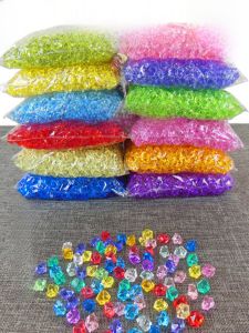 Colorful Acrylic Crystal Stones Simulation Ice Grains Hydroponic Plant Vase Decorative Stones Bottom Stones Fake Ice Grains