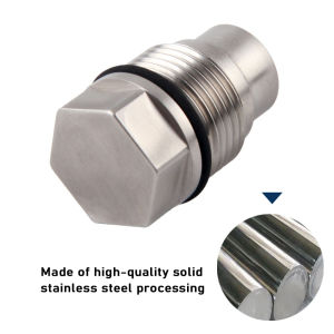 M20x1.5 Race Fuel Rail Plug Valve for Chevy GMC 6.6l Duramax 05-10 & Dodge 6.7l Cummins