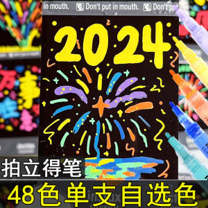 Polaroid Pen Photo Paper Graffiti DIY Acrylic Marker Pen Photo Pens for Writing Letters Waterproof Marking Pen Album Signature Pen