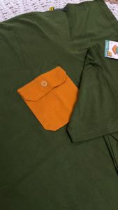 Baju Kaos Couple Lukita Sarimbit Series Warna Army Bisa Dipakai Anak dan Dewasa Bahan Catton Combed