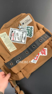 Onebear Vintage messenger bag Pria dan Wanita korean style-Star tas sling bag wanita kanvas-tas selempang fashion