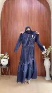 Julia Dress Velvet mix tile spangle Apk payet Baju Dress Kondangan Wanita Terbaru 2025 Fashionable