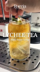 Roccia Rock Sugar Syrup Lychee - Syrup Gula Batu Rasa Leci 760ml
