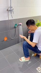Giá Treo Vòi Hoa Sen Đế Kẹp Vòi Sen Vòi Xịt Toilet Gắn Tường Chịu Lực Bằng Nhựa Họa Tiết Hình Thú