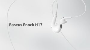 Baseus H17 Earbuds 3.5mm In-Ear Wired Earphones Sport Headphones With Microphone for Xiaomi Samsung