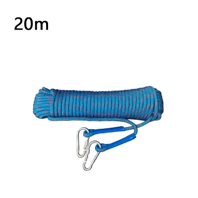 Dây Leo Núi 10M/20M/30M Màu Xanh Tĩnh Điện Dây An Toàn Ngoài Trời Dùng Cho Cứu Hộ Chữa Cháy Dây Phơi Quần Áo Phụ Kiện Leo Núi