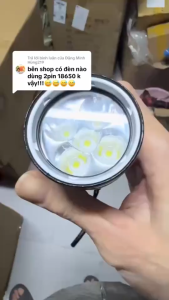 Đèn pin lặn biển 2000 lumen đèn bin cầm tay siêu sáng 5 led XML2 2 pin 18650 1 chế độ sáng vỏ nhôm chống nước