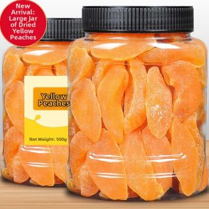 Non-Salted Sweet and Sour Peach Slices Fruit Dried 500g