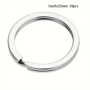 10/20/40pcs Split Key Rings Keyrings Key Rings Bulk Flat Keychain Ring Split Key Ring For Home Car Keys Bag Hanging Accessori