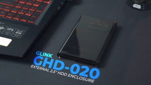 GLINK GHD-020 Type-C/USB External2.5" HDD Enclosure กล่องใส่ HDD2.5 แบบใส