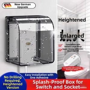 Waterproof Splash Proof Bathroom Transparent Socket Cover