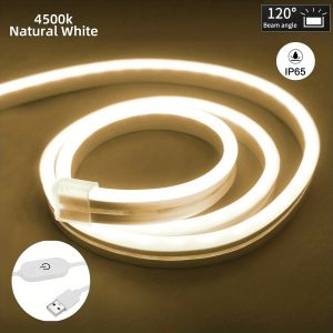 other | USB Touch Control Neon Light Strip Flexible Cuttable Soft Even Glow LED Neon Light For Desk Setup Home Ambient Decor Lighting