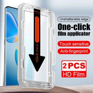 2Pcs Tempered Glass Screen Protector Film For Vivo X200 Pro/X200 Edge Glue HD Clear Glass Smartphone Film