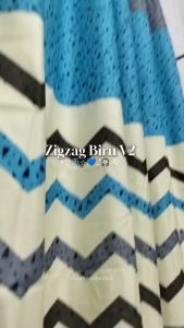 (COD) Gorden Smokring 12 Ring 6 gelombang Motif ZIGZAG BIRU V2