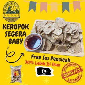 3 PACK COMBO MURAH (500g x 3 Pack) / Keropok Ikan Segera Baby Terengganu / Keropok Ikan Segera / Segera Baby / Keropok Terengganu / Keropok Ikan Terengganu / Keropok Sedap / Keropok Rangup / Fish Crackers / Keropok Ikan Natrah / Keropok Natrah / Snacks /