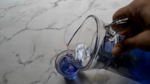 อัญชันผง อัญชัน Butterfly pea powder ผงอัญชัน ตรา กอเงินฟาร์ม ขนาด 500 กรัม