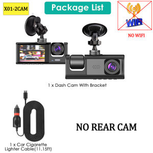 1080P 2/3 Camera Dash Cam WIFI APP W/ IR Night Vision Loop Recording Parking Monitor Car DVR video recorder Car camera For Cars