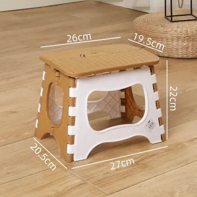 Portable Mini Folding Plastic Chair Home Use Outdoor Fishing Stool Adult And Child Shoe Changing Stool Bathroom Wall Mounted