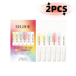 Eelhoe Nail Care Essence Pen Set Prevent Agnail Lasting Nourishing Reduce Black Cuticle Improve Nutrition Hand Nail Oil Pens Kit