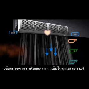 เครื่องทำม่านแอร์  air curtain เครื่องม่านอากาศเงียบ ม่าน อากาศ แอร์ พัดลมประตู 0.6/0.9/1/1.5 m เมตร เสียงเบาในการใช้งาน  ม่านประตูล่อง  พัดลมห้องนั่งเล่น พัดลมครัว พัดลมระบายอากาศ กันฝุ่นแมลง - Lazada