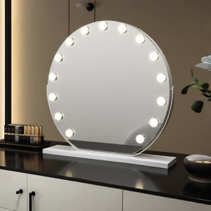 LIWAN | Rotatable LED Lighted Makeup Mirror with Intelligent and High Definition Lighting