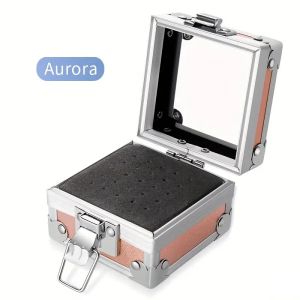 1pc 25 Holes Nail Art Drill Storage Box Manicure Grinding Polish Head Bit Holder Display Nail Drill Bits Organizer Display Stand