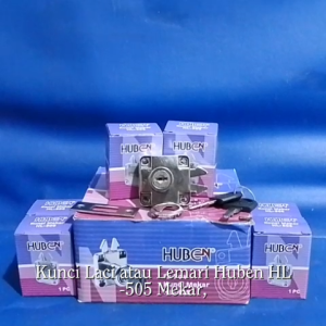 Kunci Laci  Lemari HUBEN HL-505 Mekar PER LUSIN