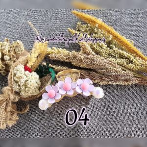 JEPIT RAMBUT TRANSPARAN IMPORT PREMIUM 7CM / JEPIT RAMBUT LOVE BUNGA MIX MUTIARA / JEDAI BENING KOREAN STYLE / FLOWER LOVE HAIR CLAW / JBM7838