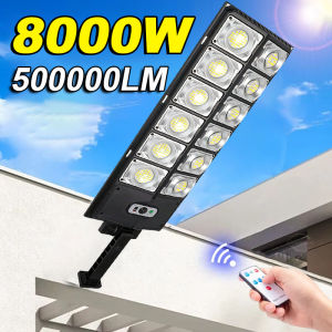8000W/4000W/500W 500000LM Solar Led Light Outdoor Powerful Outdoor Solar Lamp Motion Sensor Waterproof Solar Street Wall Lamp