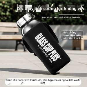 MOMIAN | Unbreakable Large Capacity Tea Isolation Glass Cup